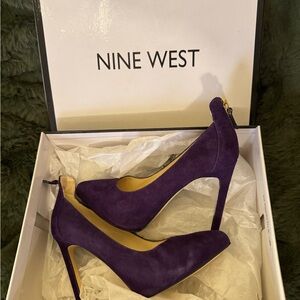 Nine West Elegant Purple Heels